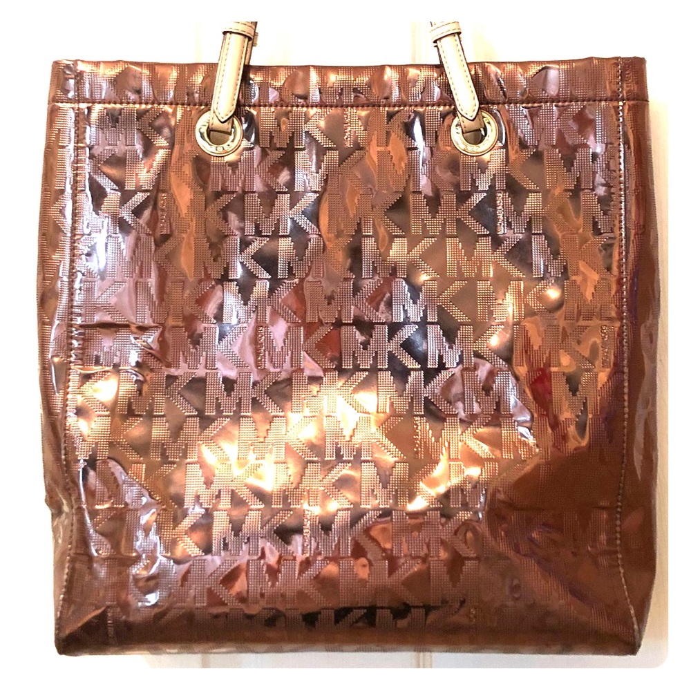 Michael Kors Metallic Bronze Tote